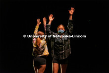 Dress rehearsal for FPA’s annual Student Dance Project, a program of original work by student chor