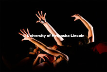 Dress rehearsal for FPA’s annual Student Dance Project, a program of original work by student chor