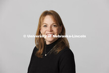 Studio portrait of Jackie Mattingly, Assistant Professor of Practice, Glenn Korff School of Music, I