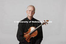Studio portrait of Clark Potter, Professor, Glenn Korff School of Music, Hixson-Lied College of Fine