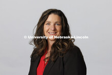 Studio portrait of Tammie Moore, Business Manager, Hixson-Lied College of Fine and Performing Arts. 