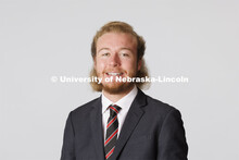 Studio portrait of Jackson Anderson, ASEM New Student Enrollment Orientation Leaders. December 10, 2