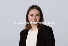 Studio portrait of LeAnne Bugay, ASEM New Student Enrollment Orientation Leaders. December 10, 2021.
