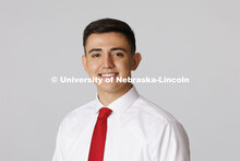 Studio portrait of Trenton Hammond, ASEM New Student Enrollment Orientation Leaders. December 10, 20