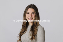 Studio portrait of Rachel Morros, ASEM New Student Enrollment Orientation Leaders. December 10, 2021