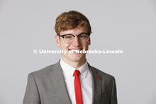 Studio portrait of Paul Pechous, ASEM New Student Enrollment Orientation Leaders. December 10, 2021.