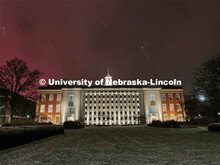 First snow in December on city campus. December 10, 2021. 