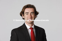 Studio portrait of Connor Utech, ASEM New Student Enrollment Orientation Leaders. December 10, 2021.