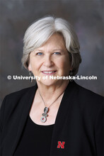 Studio portrait of Katherine Ankerson, Executive Vice Chancellor for Academic Affairs at UNL. Januar