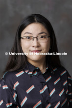Studio portrait of Keting Li, lecturer in Food Science and Technology. January 19, 2022. 