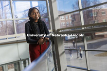 Marissa Cruise, junior in economics, is featured for Black History Month. January 25, 2022. 