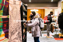 Poster sale in the Nebraska Union. January 25, 2022. 