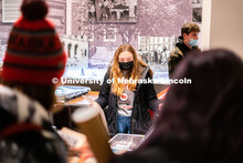 Poster sale in the Nebraska Union. January 25, 2022. 