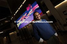 Ebben Blake is an immersive storyteller in the Johnny Carson Center for Emerging Media Arts. A Nebra