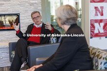 Chancellor Ronnie Green and Executive Vice Chancellor Katherine Ankerson host the co-chairs of the N
