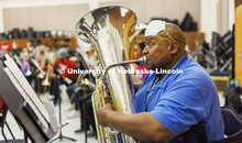 Kabin Thomas is a non-traditional doctoral student in music, specifically tuba performance. He’s a