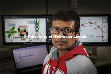 Rajib Saha, assistant professor of chemical and biomolecular engineering, and graduate student Niaz 