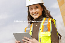 Tessa Yackley, junior in civil engineering, is a member of the UNL Society of Women Engineers who cu