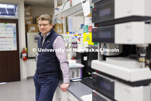 Nebraska’s Oleh Khalimonchuk, professor and interim director of biochemistry. is seen here in his 