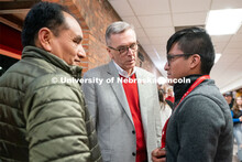 Admitted students listen to Chancellor Ronnie Green and other campus stakeholders at the Welcome Pep