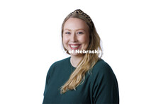 Studio portrait, Natalie Roetman, College of Arts and Sciences recruiter. March 30, 2022. 