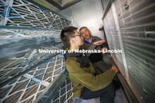 Photos from David Yuill HVAC labs in PKI. College of Engineering photo shoot at Peter Kiewit Institu