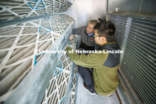 Photos from David Yuill HVAC labs in PKI. College of Engineering photo shoot at Peter Kiewit Institu