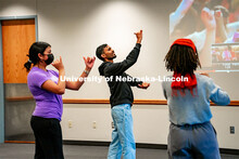 Students explore the Latin and Desi culture by learning salsa and Bollywood dance workshop in the Ga