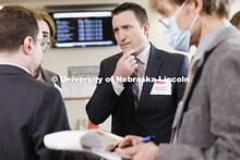 Ryan Sullivan, Associate Professor of Law, works with his students and clients in the Lancaster Coun