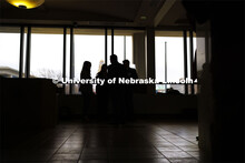 Ryan Sullivan, Associate Professor of Law, works with his students and clients in the Lancaster Coun