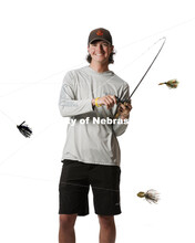 Husker seniors Cade Ludwig and Hunter Suchsland make custom lures for their business LS Lures. The t