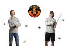 Husker seniors Cade Ludwig and Hunter Suchsland make custom lures for their business LS Lures. The t