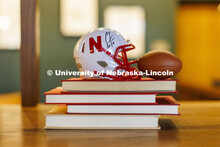 Husker memorabilia decorates the interior of The Scarlet Hotel. The Scarlet Hotel on Nebraska Innova