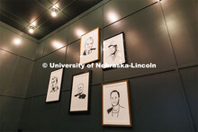 Husker memorabilia decorates the interior of The Scarlet Hotel. The Scarlet Hotel on Nebraska Innova