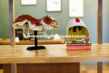 Husker memorabilia decorates the interior of The Scarlet Hotel. The Scarlet Hotel on Nebraska Innova