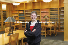 Individual students pictured in the Schmid Law Library. College of Law photo shoot. April 20, 2022. 