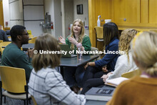 Law students socializing. College of Law photo shoot. April 20, 2022. 