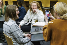 Law students socializing. College of Law photo shoot. April 20, 2022. 