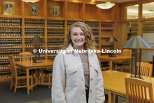 Individual students pictured in the Schmid Law Library. College of Law photo shoot. April 20, 2022. 