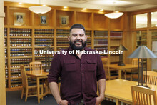 Individual students pictured in the Schmid Law Library. College of Law photo shoot. April 20, 2022. 