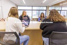Law students studying together. College of Law photo shoot. April 20, 2022. 
