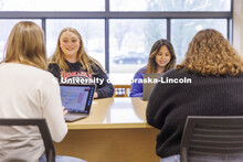 Law students studying together. College of Law photo shoot. April 20, 2022. 