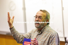 Professor Richard Leiter teaching class. College of Law photo shoot. April 20, 2022. 