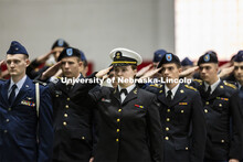 ROTC Joint Service Chancellor’s Review in Cook Pavilion. April 21, 2022. 