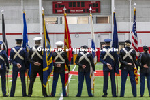 ROTC Joint Service Chancellor’s Review in Cook Pavilion. April 21, 2022. 