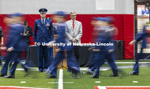 ROTC Joint Service Chancellor’s Review in Cook Pavilion. April 21, 2022. 
