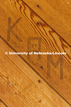 Signatures in the Love Library Cupola. The cupola will be renovated this summer following spring com