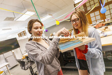 Presentations and studio work during the final week of class for architecture students. April 28, 20