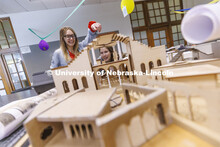 Presentations and studio work during the final week of class for architecture students. April 28, 20
