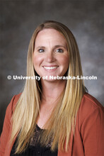Studio portrait of Donnia Behrends, Extension Educator, Nutrition and Health Sciences. Portraits of 